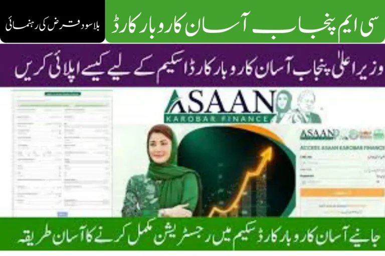 CM Punjab Asaan Karobar Card Apply Online : Interest-Free Loan Guide 2025 cm punjab asaan karobar card apply online interest free loan guide