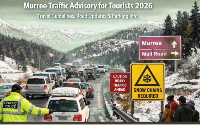 traffic advisory released for tourists heading to murree