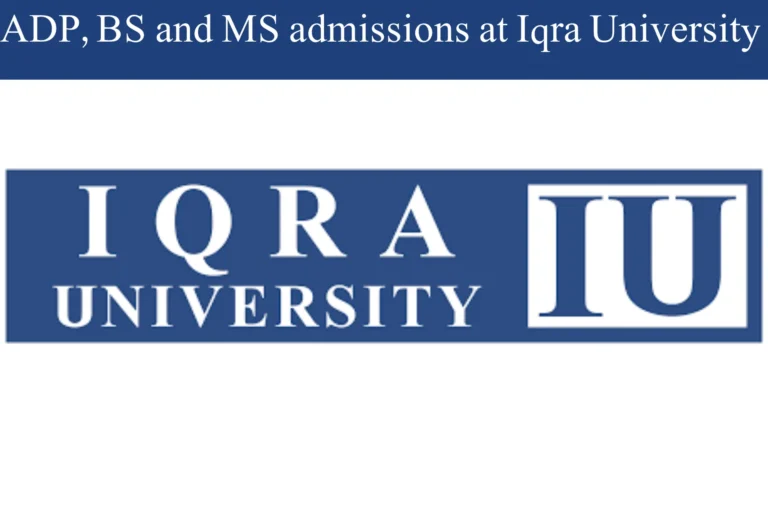 adp bs and ms admissions at iqra university spring intake open