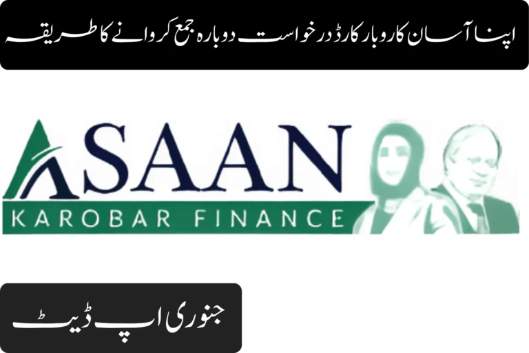 How to Resubmit Your Asaan Karobar Card Application : January Update 2026 how to resubmit your asaan karobar card application january update