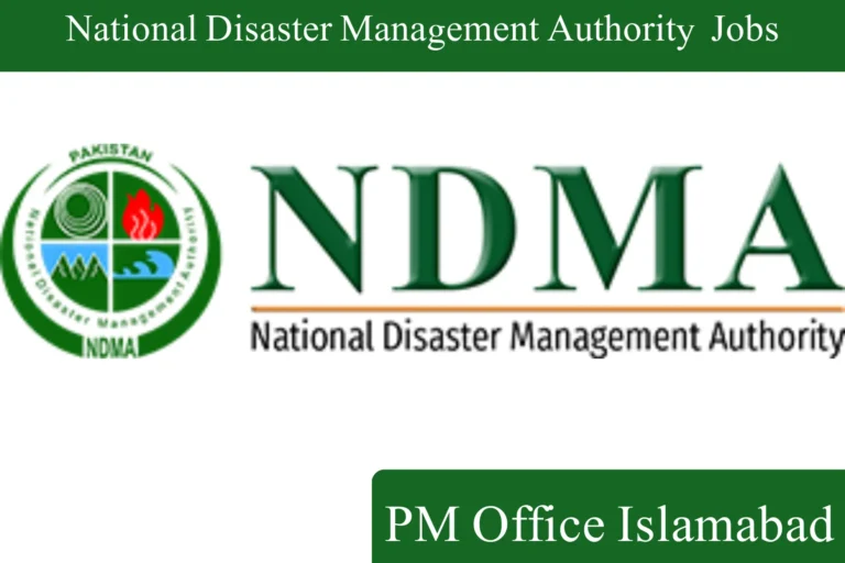 National Disaster Management Authority (NDMA) Jobs 2026 : Prime Minister’s Office Islamabad national disaster management authority ndma jobs prime ministers office islamabad