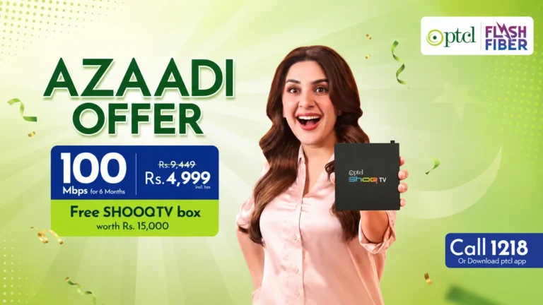 ptcl flash fiber azaadi offer 2026
